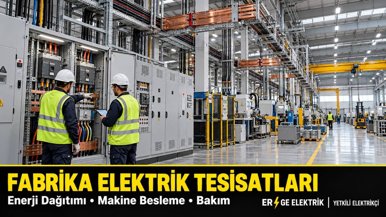 Fabrika elektrik tesisatları