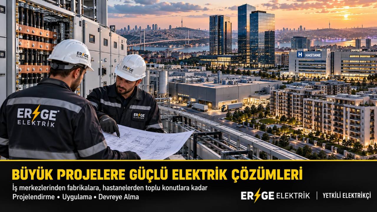 Büyük projelere elektrik çözümleri